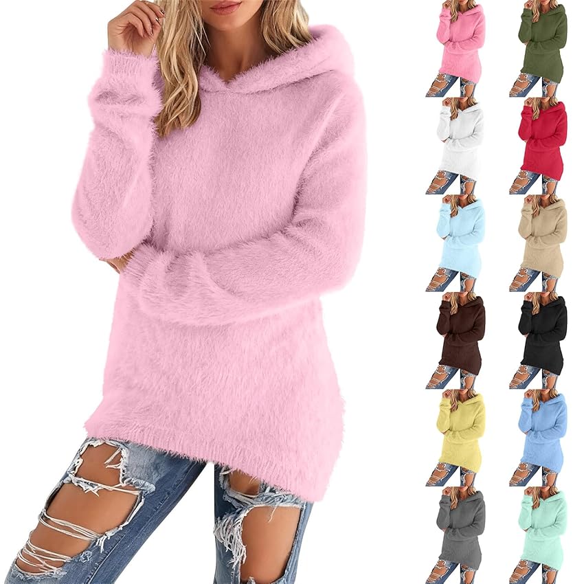 Generisch Maglione da donna elegante in pile Generisch Maglione da donna elegante in pile