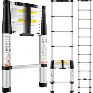 VEVOR Scala Telescopica in Alluminio Estensibile Altezza Max. 3