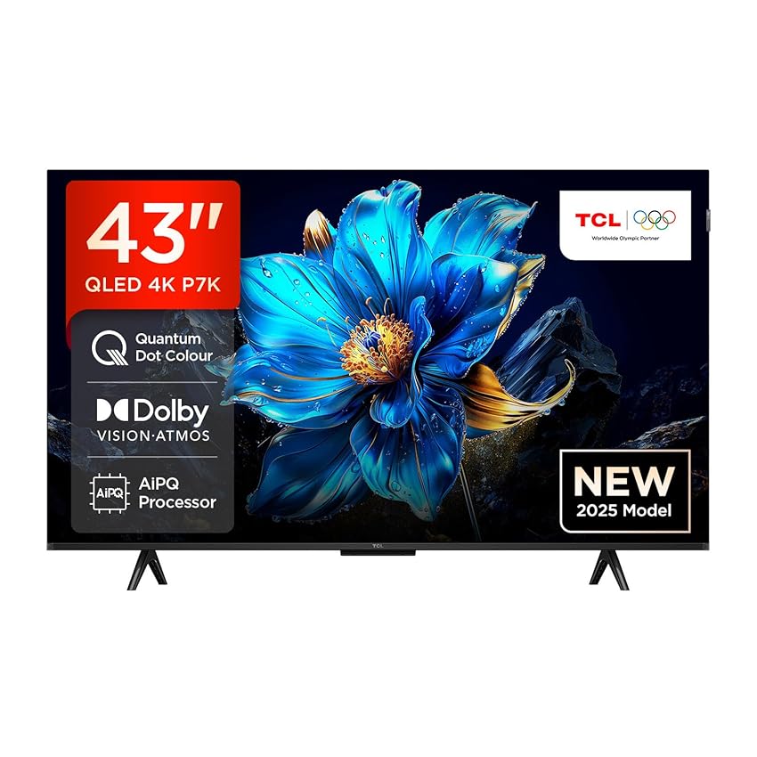 TCL 43P7K 43” QLED 4K HDR TV TCL 43P7K 43” QLED 4K HDR TV