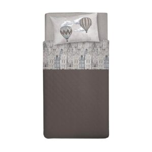 PENSIERI DELICATI Completo Letto 1 Piazza e Mezza 100% Cotone