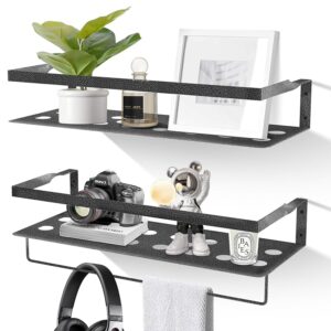 Uten 2 Pezzi Mensole da Muro Metallo