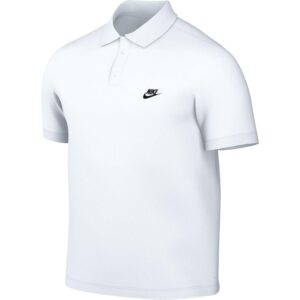 Nike FN3894-100 Club Polo Uomo White/Black Taglia L