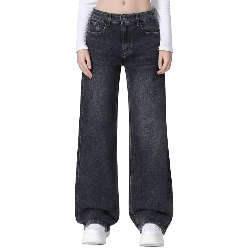 vittorio y Jeans Donna Vita Alta Larghi Baggy Wide Leg Fit Jeans (IT) vittorio y Jeans Donna Vita Alta Larghi Baggy Wide Leg Fit Jeans (IT)