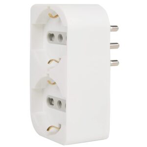 Electraline 71942 Adattatore Doppio