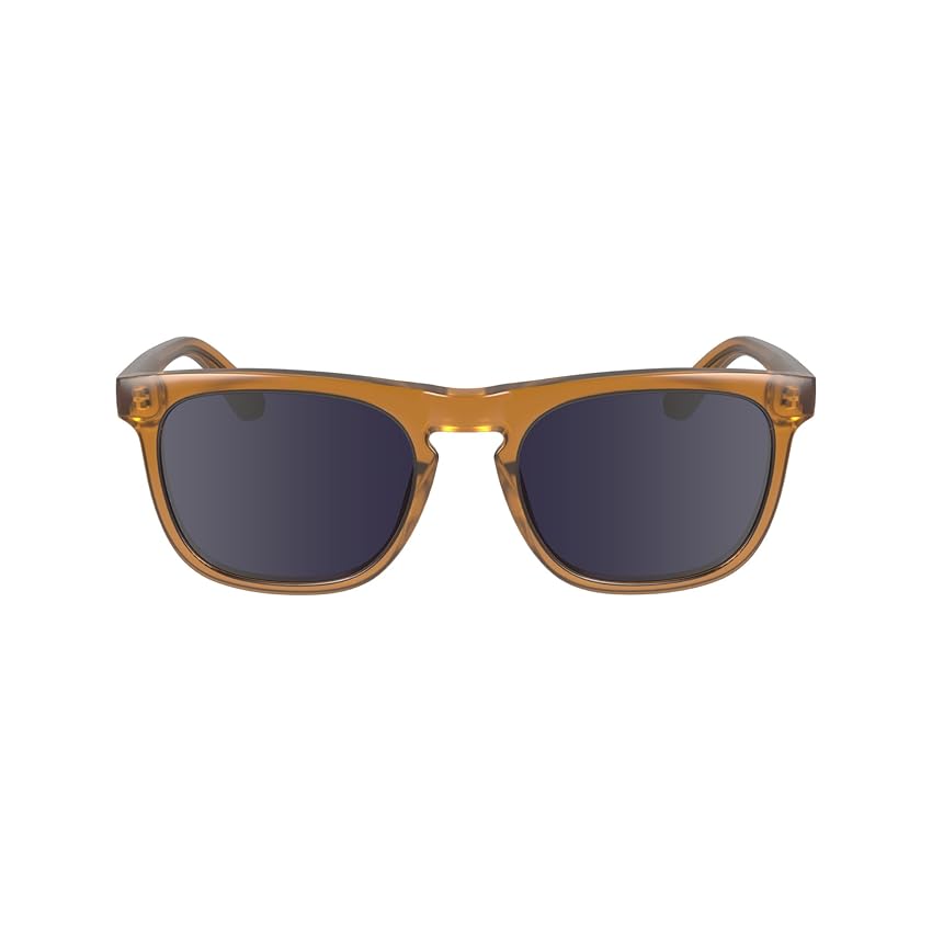 Calvin Klein Unisex Adult Sunglasses CK23534S - Caramel with Solid Blue Lens Calvin Klein Unisex Adult Sunglasses CK23534S - Caramel with Solid Blue Lens