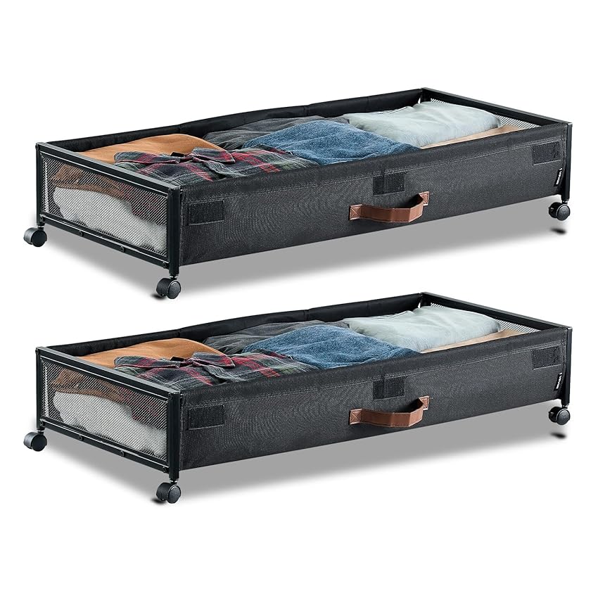 VEVOR Contenitore Sottoletto 915 x 460 x 185 mm Contenitori Sottoletto con Quattro VEVOR Contenitore Sottoletto 915 x 460 x 185 mm Contenitori Sottoletto con Quattro