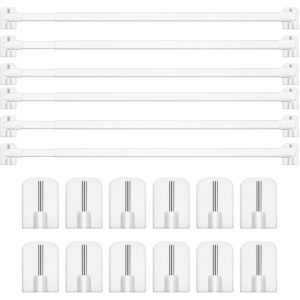 6PCS Bastone Tenda Estensibile Regolabile 30-50cm