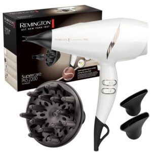 REMINGTON AC7200W ASCIUGACAPELLI PROFESSIONALE MOTORE AC SUPERCARE PRO 2200 W