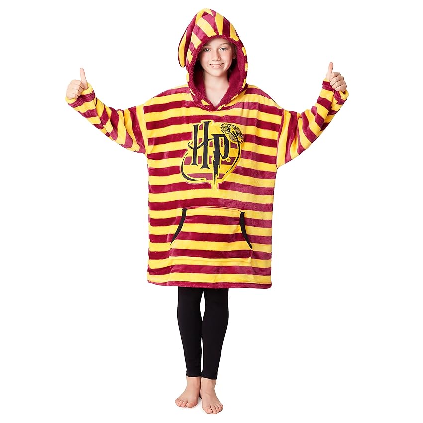 Harry Potter Felpa Bambina Ragazza Felpe Oversize con Cappuccio in Pile