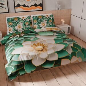 PETTI Artigiani Italiani - Set Copripiumino Matrimoniale 200x220 cm (2 Federe 80x80 cm Incluse)