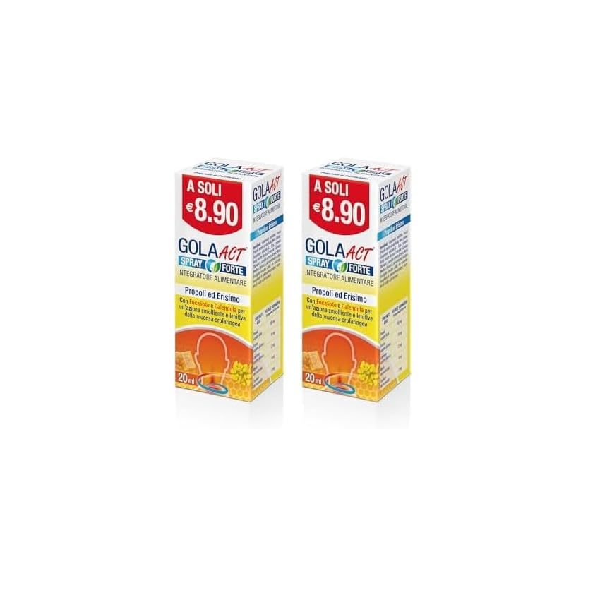 Act Gola Act spray forte - 20 g (Confezione da 2) Act Gola Act spray forte - 20 g (Confezione da 2)