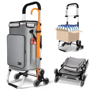 VOUNOT® Carrello Spesa Pieghevole in Alluminio
