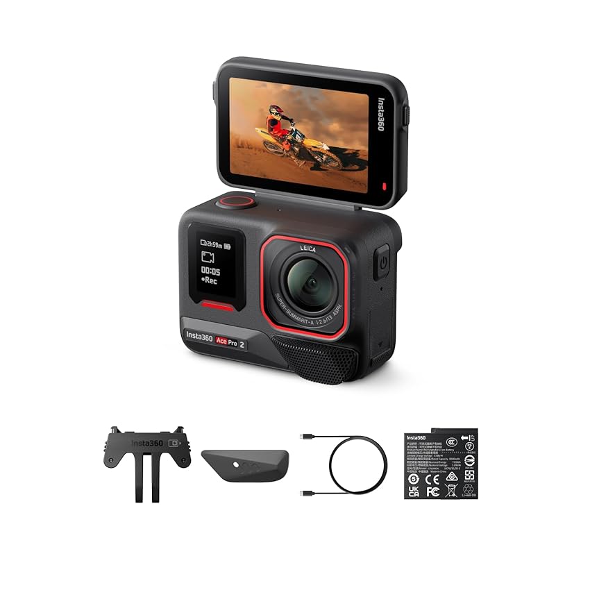 Insta360 Ace Pro 2 Pack Standard - Action Cam Impermeabile in 8K co