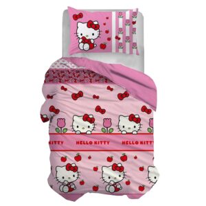 hermet Hello Kitty Set Copripiumino Letto Singolo