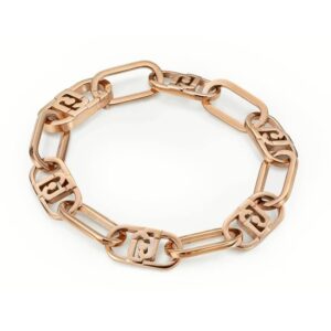 Liu Jo Fashion LJ2228 Bracciale in acciaio laminato oro rosa a catena