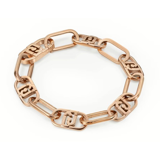 Liu Jo Fashion LJ2228 Bracciale in acciaio laminato oro rosa a catena