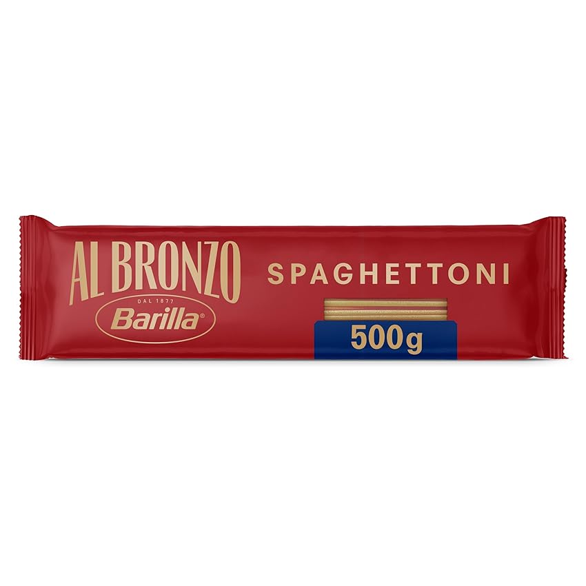 Barilla Pasta Al Bronzo Spaghettoni 100% Grano Italiano Barilla Pasta Al Bronzo Spaghettoni 100% Grano Italiano