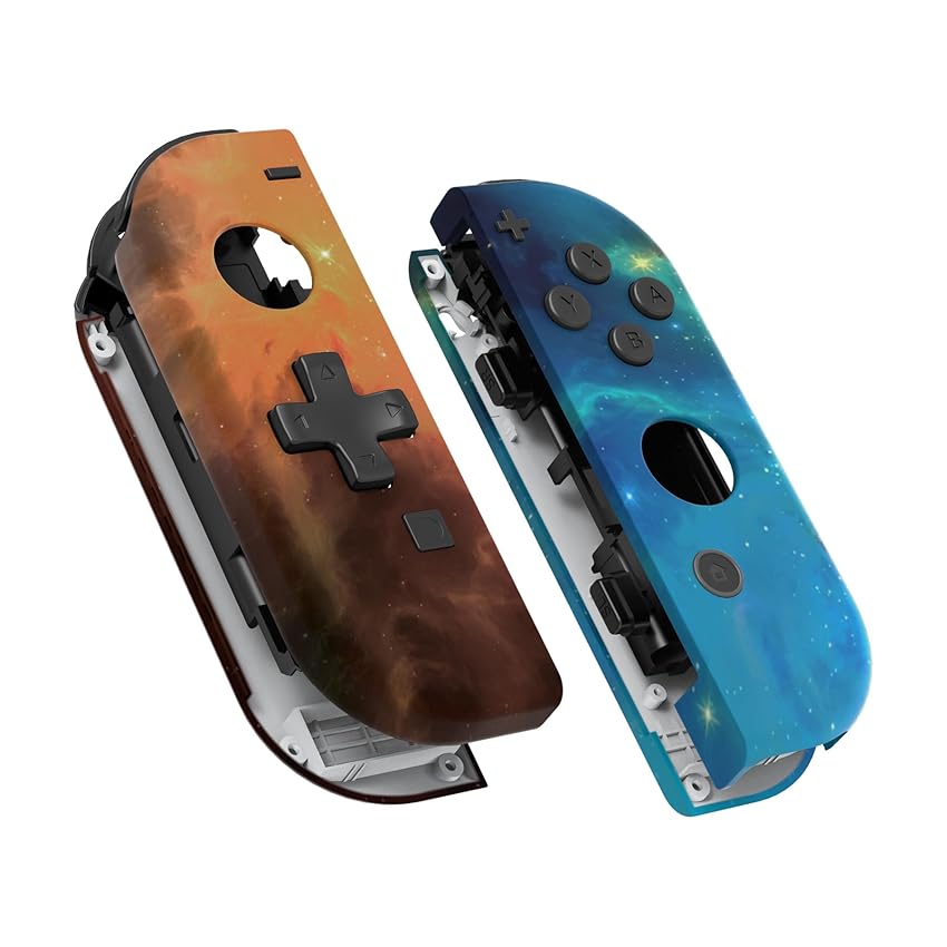 eXtremeRate Cover Tasti Scocca Pulsanti Custodia Shell Case DIY Ricambio per Nintendo eXtremeRate Cover Tasti Scocca Pulsanti Custodia Shell Case DIY Ricambio per Nintendo