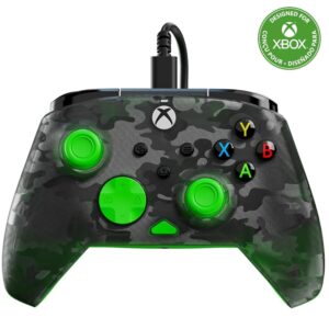 Turtle Beach Rematch Core Camo Nero/Verde - Gamepad cablato - Con licenza per Xbox Series XS