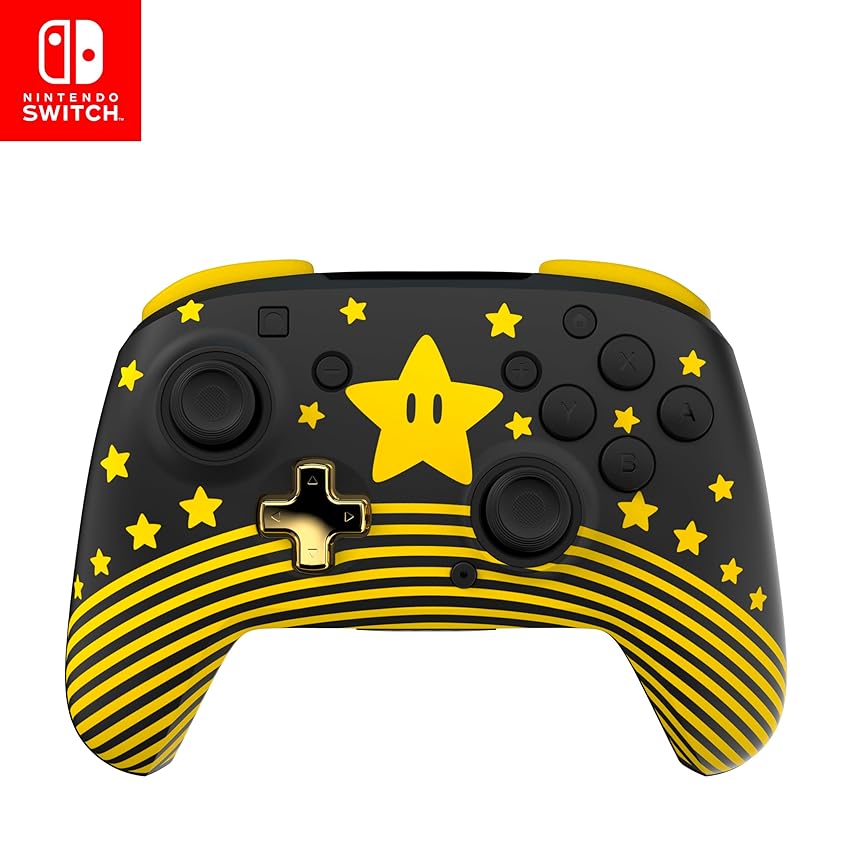 Turtle Beach Rematch Super Mario Star Controller da gaming wireless per Nintendo Switch Turtle Beach Rematch Super Mario Star Controller da gaming wireless per Nintendo Switch