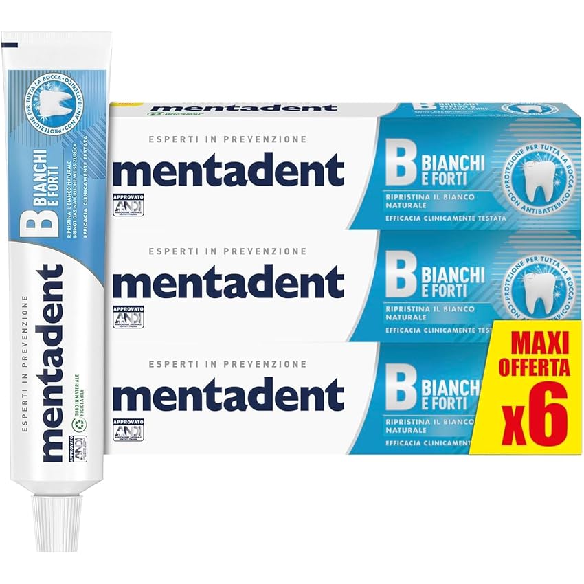 Mentadent Dentifricio Bianchi e Forti