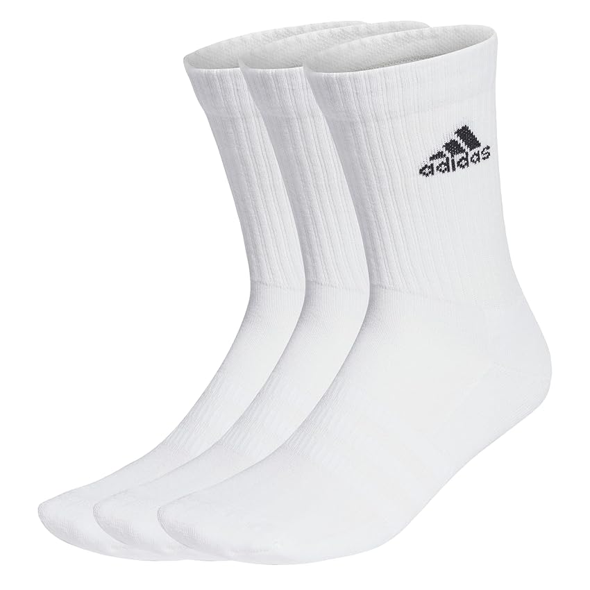 adidas Unisex - Adulto Cushioned Crew Socks 3 Pairs