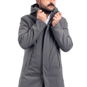 Giubbotto Uomo Invernale Giubbino Con Cappuccio Cappotto Elegante Piumino VEQUE