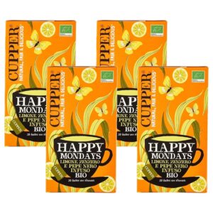 CUPPER Happy Mondays Infuso Biologico con Limone