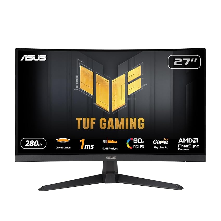 ASUS TUF Gaming VG27VQM1B Monitor Gaming Curvo da 27” pollici Full HD (1920x1080) ASUS TUF Gaming VG27VQM1B Monitor Gaming Curvo da 27” pollici Full HD (1920x1080)