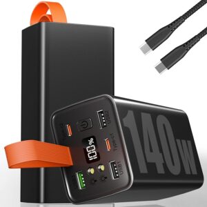 140W Power Bank 70000mAh:grande Batteria Esterna Portatile con Ricarica Rapida Powerbank PD3.1 QC4.0