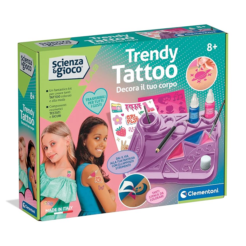 Clementoni Scienza e Gioco Lab - Trendy Tattoo