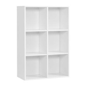 VASAGLE Libreria a 6 Cubi