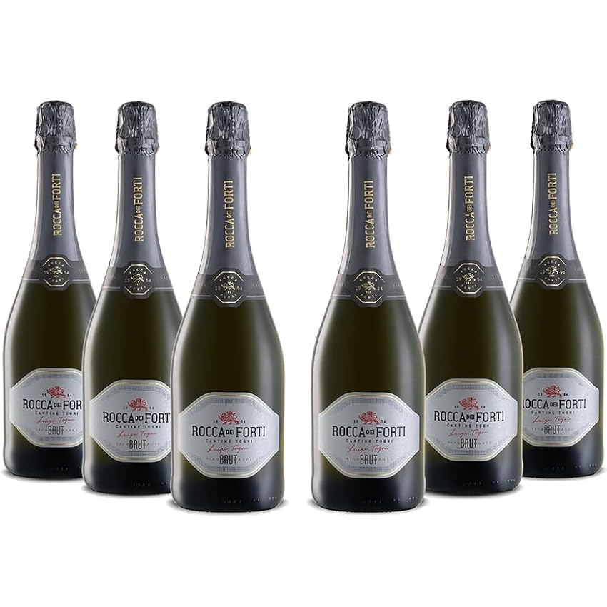 Rocca dei Forti Spumante Brut - Pacco da 6 x 750 ml Rocca dei Forti Spumante Brut - Pacco da 6 x 750 ml