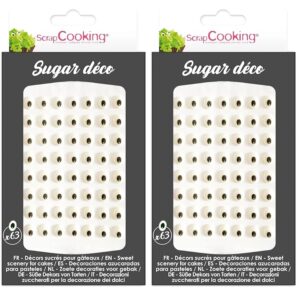 Scrapcooking - Decorazioni in Zucchero Occhi - Occhi di zucchero commestibili alimentari