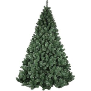 Albero di natale Pino 150 180 210 230 270 CM SUPER FOLTO REALISTICO VERDE NATALE (240CM)