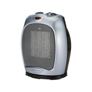 Amazon Basics Termoventilatore oscillante in ceramica da 1800 Watt con termostato regolabile
