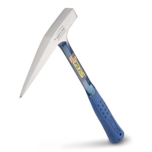 ESTWING Rock Pick - 13 oz Geology Hammer with Smooth Face & Shock Reduction Grip