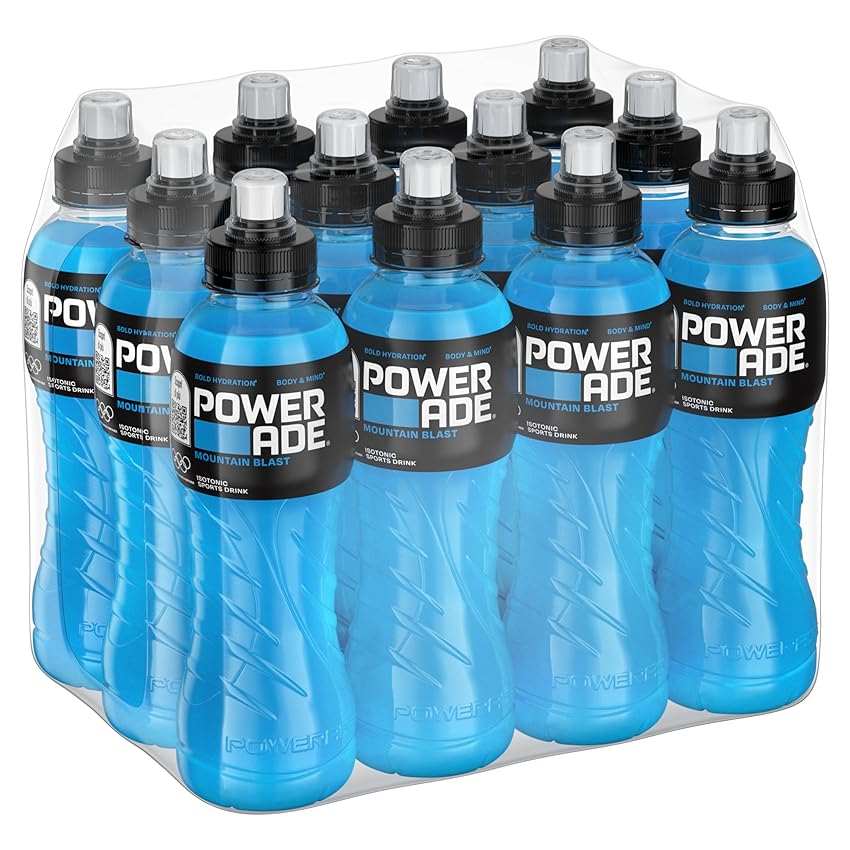 Powerade Mountain Blast Sport Drink – 12 Bottiglie da 500 ml Powerade Mountain Blast Sport Drink – 12 Bottiglie da 500 ml