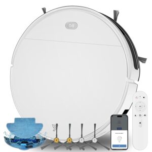 Yigars 2025 Robot Aspirapolvere Lavapavimenti 2in1 Robot Aspirapolvere con Fino a 4500Pa 7
