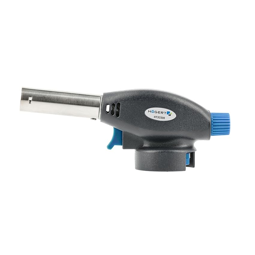 Högert Tecnica - Bruciatore a Gas per Uso Domestico con Accensione Piezoelettrica per Saldatura