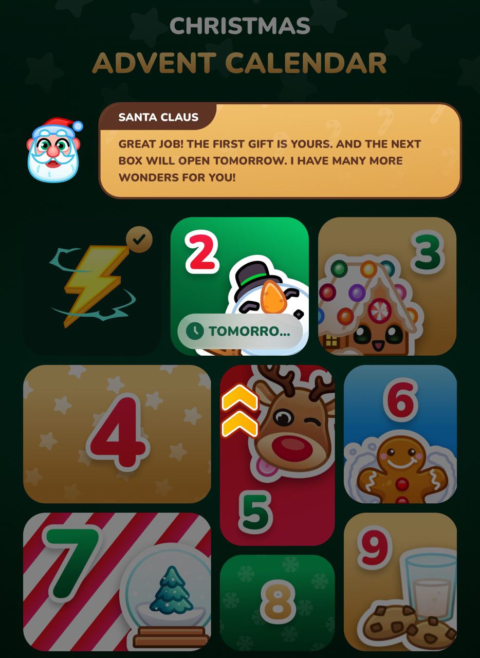 CalendarioAvvento di Telegram