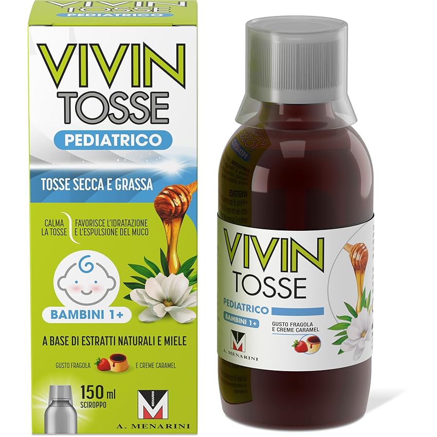 Vivin Tosse Pediatrico - Sciroppo Per Tosse Secca E Grassa A Base Di Estratti Vegetali E Miele