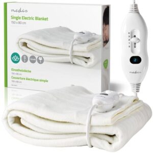 NEDIS SCALDASONNO SINGOLO SCALDALETTO ELETTRICO 150x80 CM TERMOCOPERTA