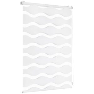 Sekey Doppia tenda avvolgibile con sistema di fissaggio senza fori