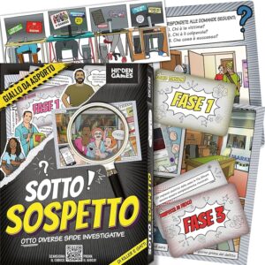 Hidden Games – Sotto! Sospetto – Italiano – Gioco investigativo realistico ed emozionante