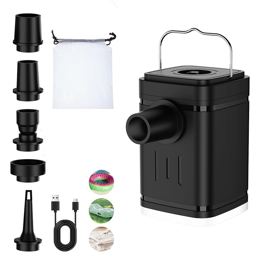 Pompa ad aria Elettrica per Materasso Gonfiabile 5.5kpa Pompa Elettrica Portatile Pompa ad aria Elettrica per Materasso Gonfiabile 5.5kpa Pompa Elettrica Portatile