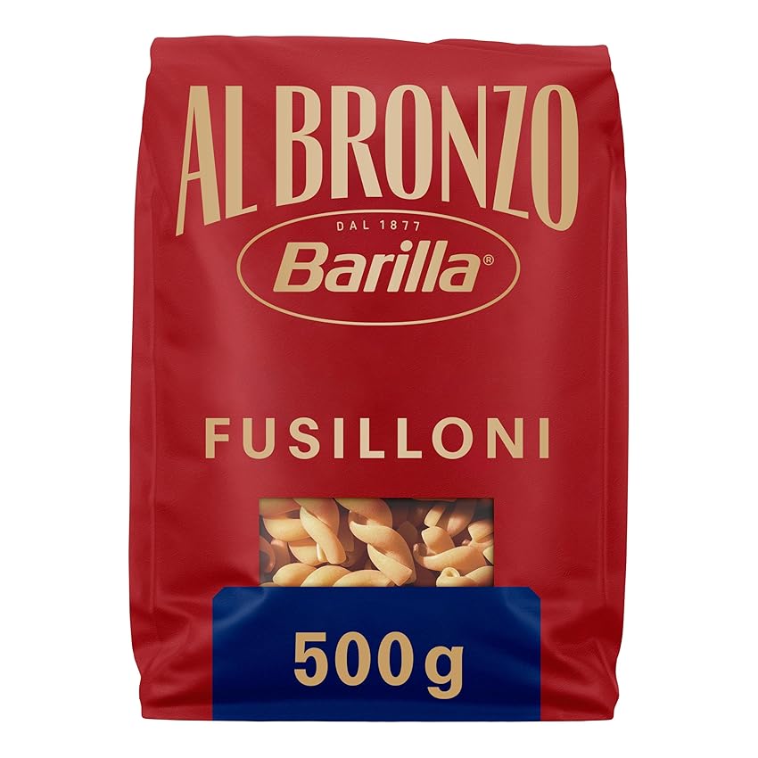 Barilla Pasta Al Bronzo Fusilloni 100% Grano Italiano