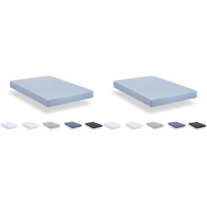 Todocama - Lenzuolo con angoli in microfibra spazzolata extra morbido. (Letto 90 x 190/200 cm)