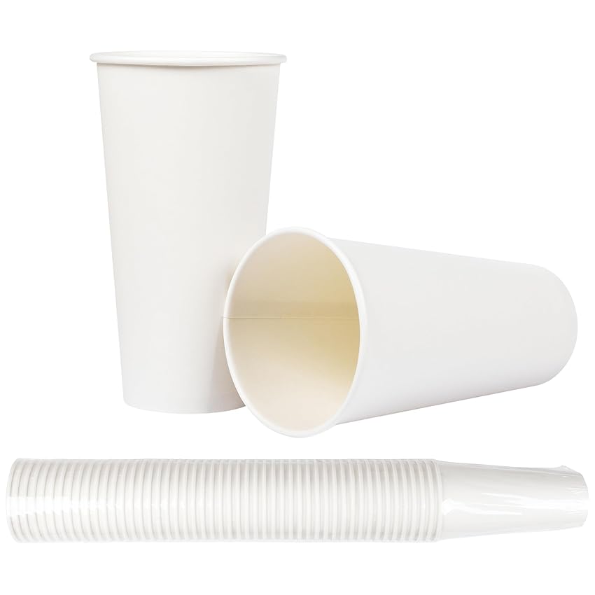 Heku 30918: 50 bicchieri di carta bianchi Heku 30918: 50 bicchieri di carta bianchi