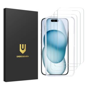 UNBREAKcable 3 Pezzi Pellicola iPhone 15 [6